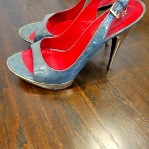 Cesare paciotti women's Heels Shoes Size 9 patent ostrich